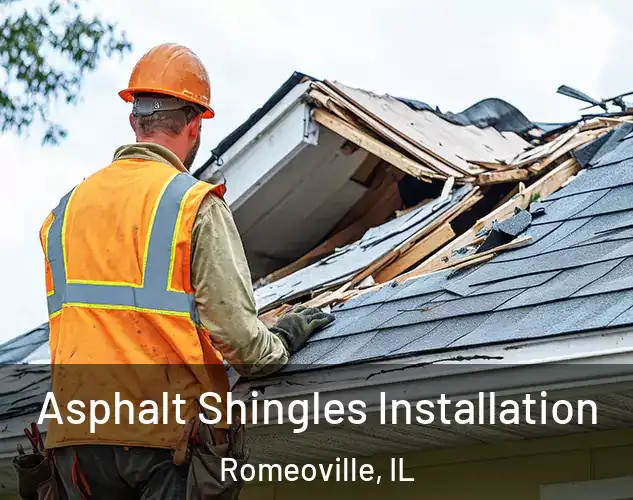  Asphalt Shingles Installation Romeoville, IL