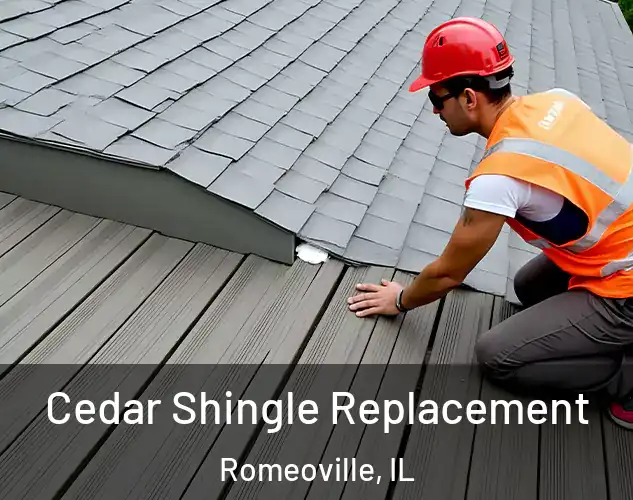  Cedar Shingle Replacement Romeoville, IL