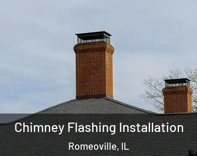  Chimney Flashing Installation Romeoville, IL