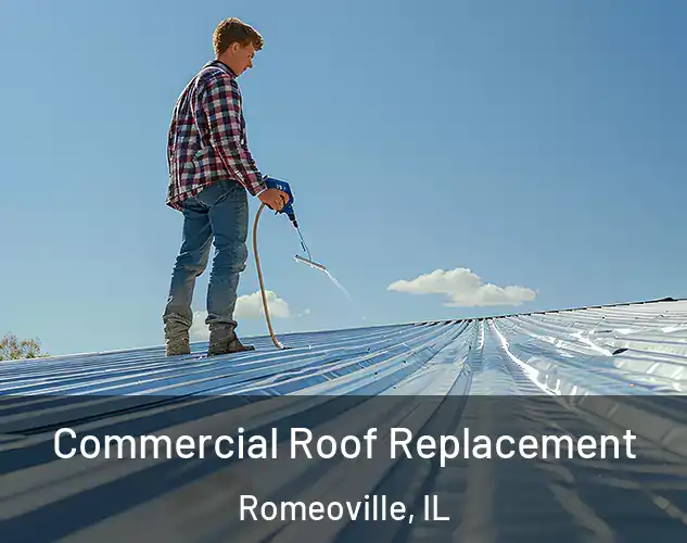  Commercial Roof Replacement Romeoville, IL