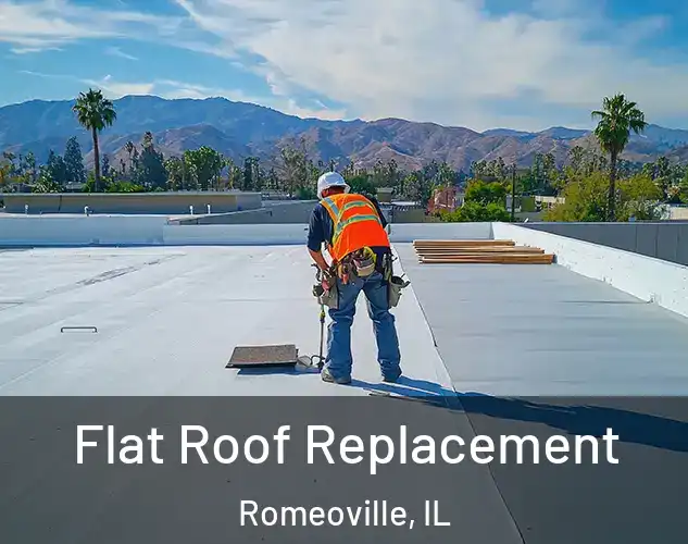  Flat Roof Replacement Romeoville, IL