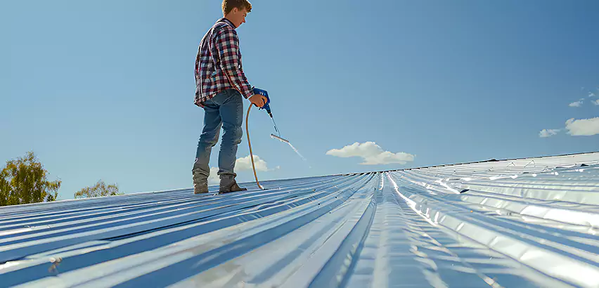 EPDM Roofing Installation Drip Edge in Romeoville