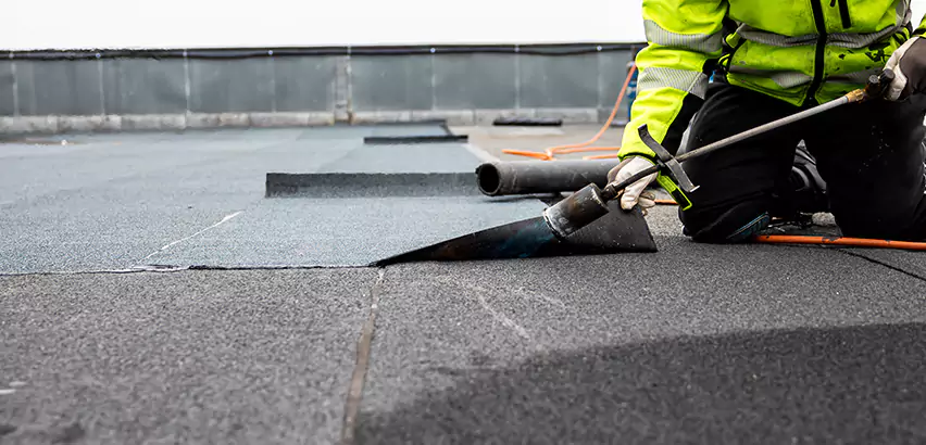 Residential Flat Roof Repair in Romeoville