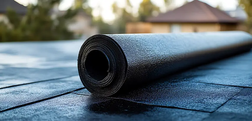 Rubber Flat Roof Replacement in Romeoville