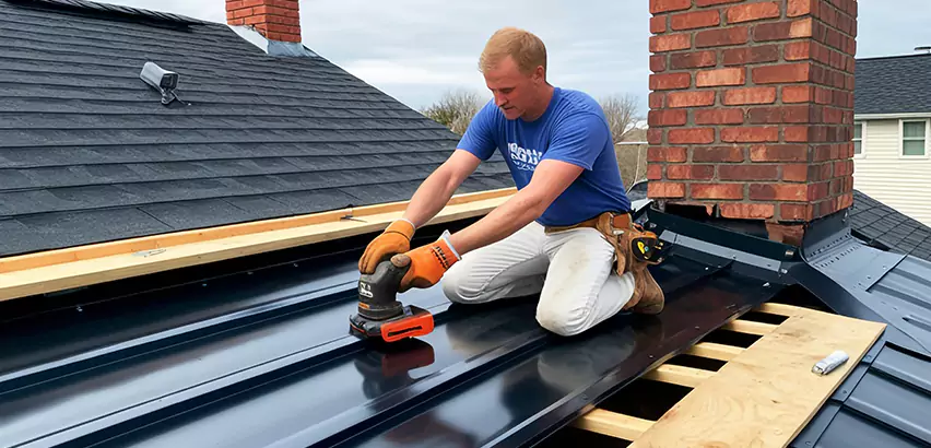 Metal Barn Roof Replacement in Romeoville