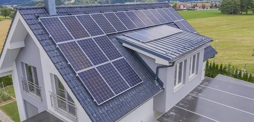 Residential Solar Roof Installation in Romeoville
