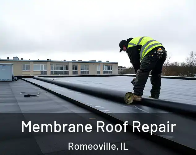  Membrane Roof Repair Romeoville, IL