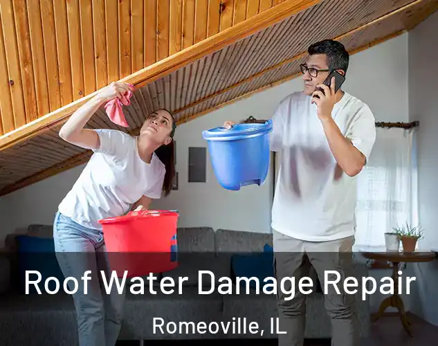  Roof Water Damage Repair Romeoville, IL