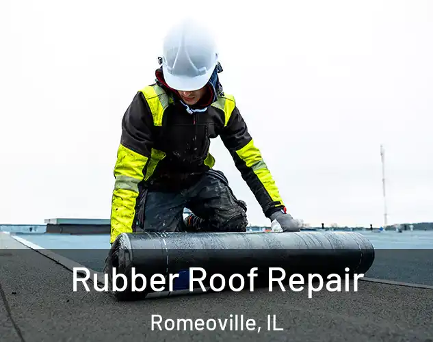  Rubber Roof Repair Romeoville, IL