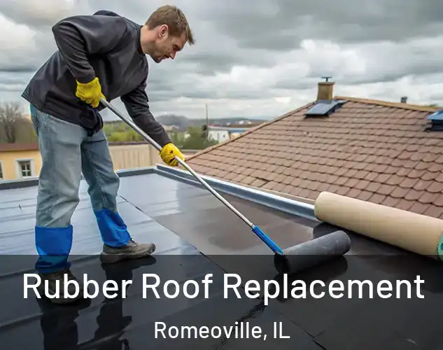  Rubber Roof Replacement Romeoville, IL