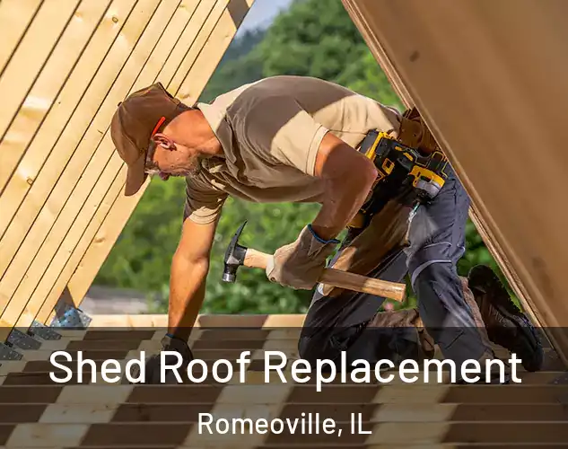 Shed Roof Replacement Romeoville, IL