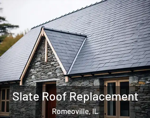  Slate Roof Replacement Romeoville, IL