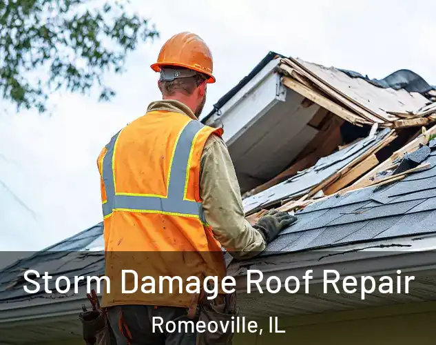  Storm Damage Roof Repair Romeoville, IL