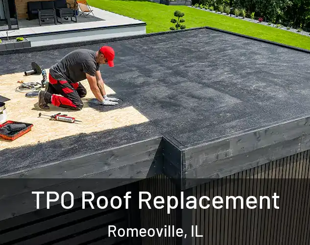  TPO Roof Replacement Romeoville, IL
